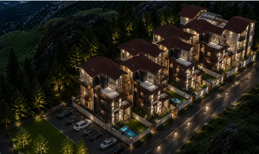 Privemont 1 luxury villa for sale near Jim Corbett, Nainital