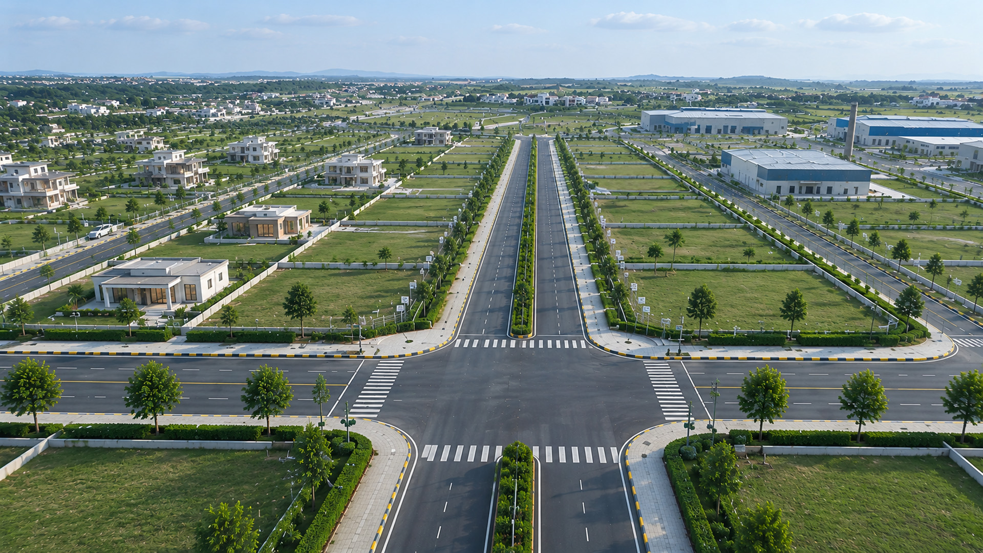 Residential and industrial plotting projects by Janjaes Infra