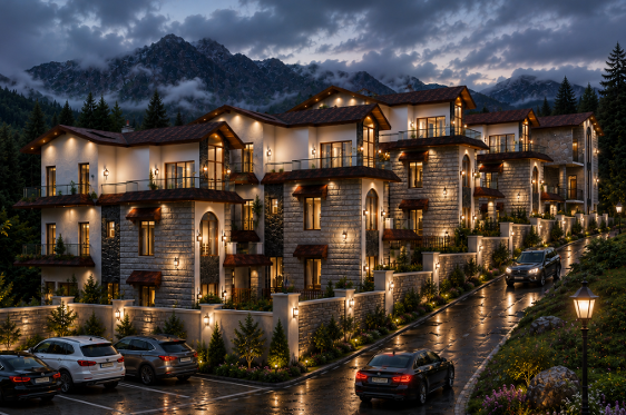 4BHK luxury villas in Uttarakhand for sale near Jim Corbett