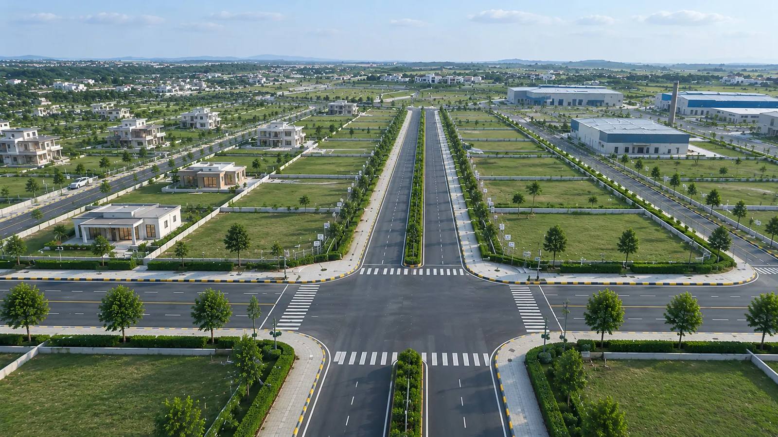 Residential and industrial plotting project by Janjaes Infra