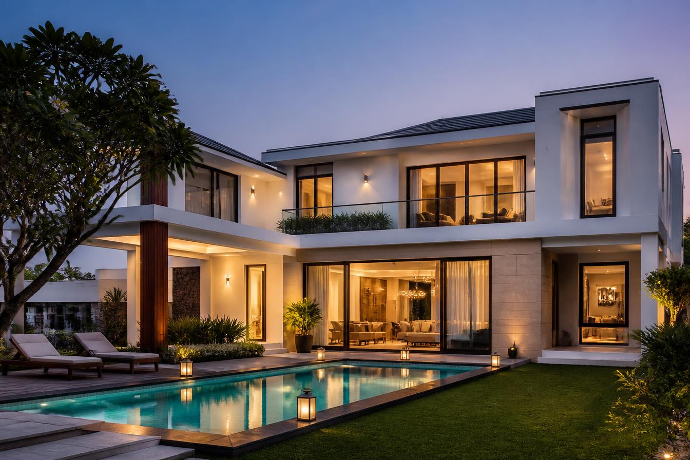 Villas and residential projects by real estate developer Janjaes Infra
