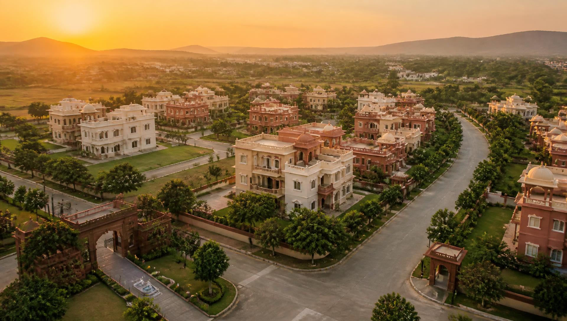 Gated villa community in Rajasthan by Janjaes Infra